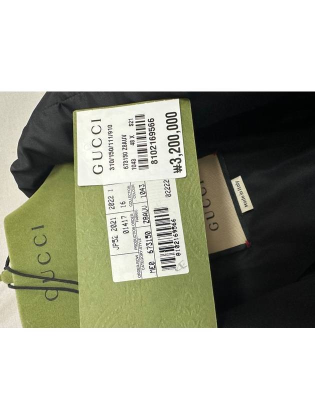 Down nylon padded jacket 100 - GUCCI - BALAAN 5