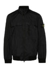 Garment Dyed Crinkle Reps R Nylon Jacket Black - STONE ISLAND - BALAAN 3