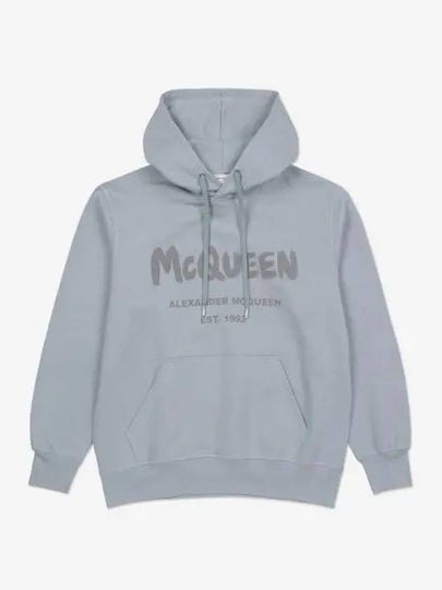 Men's Graffiti Popover Dove Grey - ALEXANDER MCQUEEN - BALAAN 2