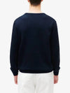 Men's Tricolor Fox Knit Navy FU00502KT1036 NA - MAISON KITSUNE - BALAAN 4