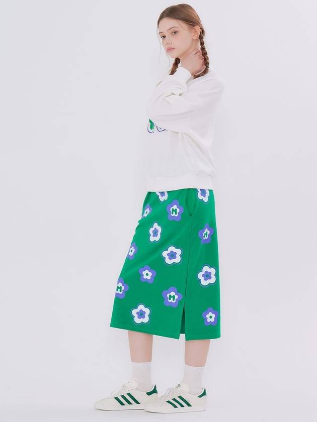 Flower H Line Skirt Green - METAPHER - BALAAN 5