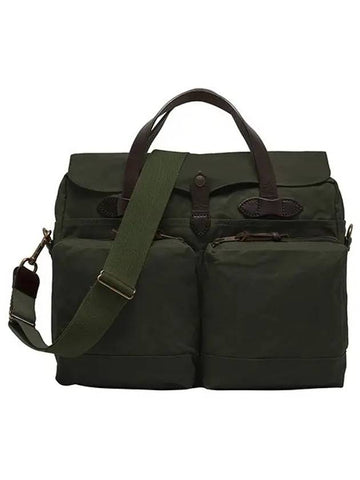 20231633 Otter Green 70140 24 Hour Teen Cloth 140 Briefcase Men s - FILSON - BALAAN 1