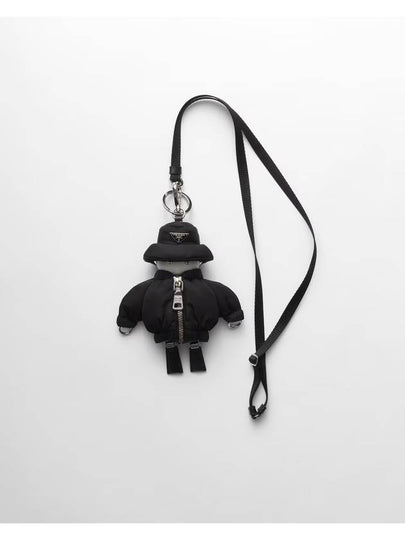 Soft Robot Re-Nylon Key Holder Black - PRADA - BALAAN 2