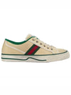 Tennis 1977 Low-Top Sneakers Ivory - GUCCI - BALAAN 3