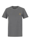 Mini Logo Short Sleeve T-Shirt Grey - GOLDEN GOOSE - BALAAN 1
