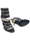 Smith Market Black Leather Sandals Women s Shoes - VIVIENNE WESTWOOD - BALAAN 3