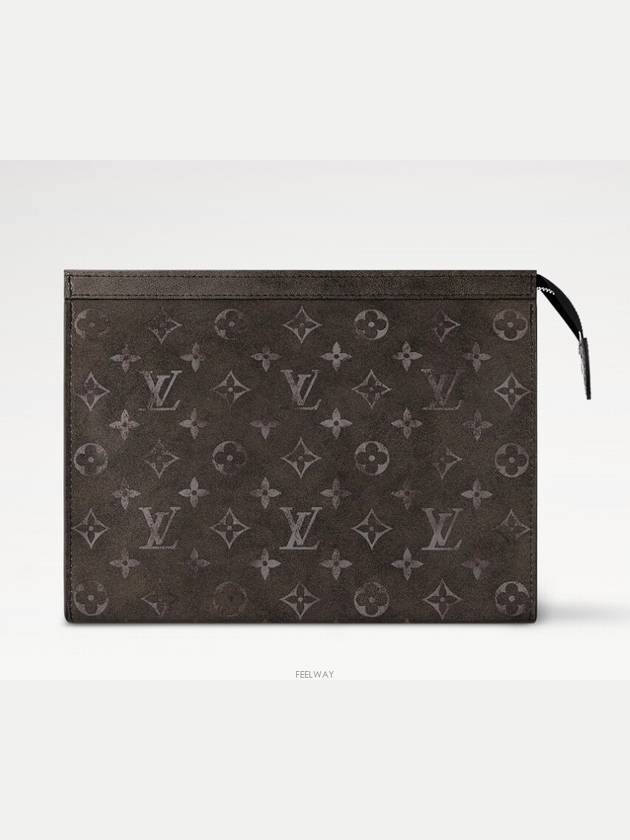 Louis Vuitton Pochette Voyage Mm Hautere Cuir Monogram Clutch Bag Black - LOUIS VUITTON - BALAAN 2