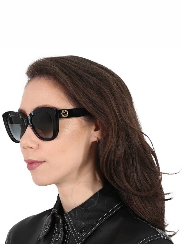 Eyewear Logo Embellished Sunglasses Black - GUCCI - BALAAN 3