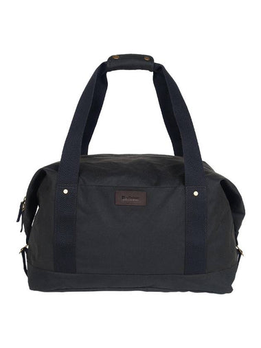 Essential Wax Holdall Duffel Bag Navy - BARBOUR - BALAAN 1