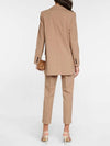 Women's Anta Single Breasted Jacket Camel - MAX MARA - BALAAN.