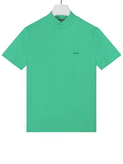 Caroll Logo Print Short Sleeve T-shirt Green - A.P.C. - BALAAN 2