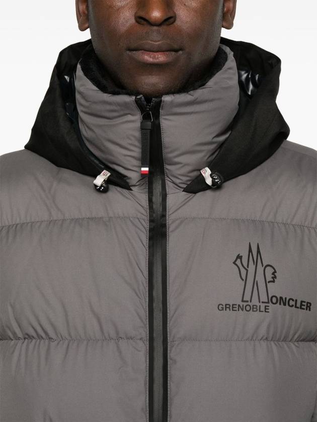 Grenoble Marcasin padded jacket gray - MONCLER - BALAAN 6