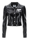 Reedition Vinyl Jacket Black - COURREGES - BALAAN 4