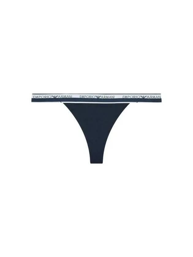 UNDERWEAR Women s Logo Line Band Thong Marine - EMPORIO ARMANI - BALAAN 1