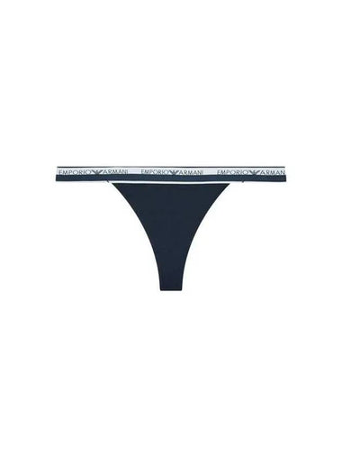 UNDERWEAR Women s Logo Line Band Thong Marine - EMPORIO ARMANI - BALAAN 1