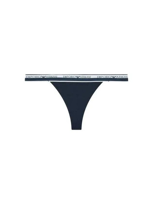 UNDERWEAR Women s Logo Line Band Thong Marine - EMPORIO ARMANI - BALAAN 1