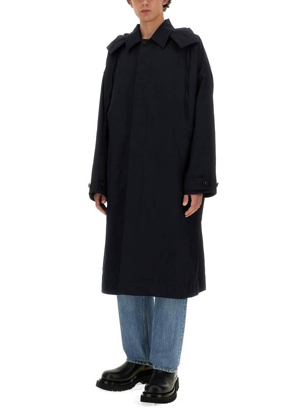 HOODED TRENCH COAT - BOTTEGA VENETA - BALAAN 2