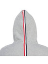 Men's Center Back Stripe Logo Patch Hoodie Grey - THOM BROWNE - BALAAN 9