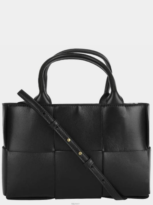 Arco Mini Tote Bag Black - BOTTEGA VENETA - BALAAN 2