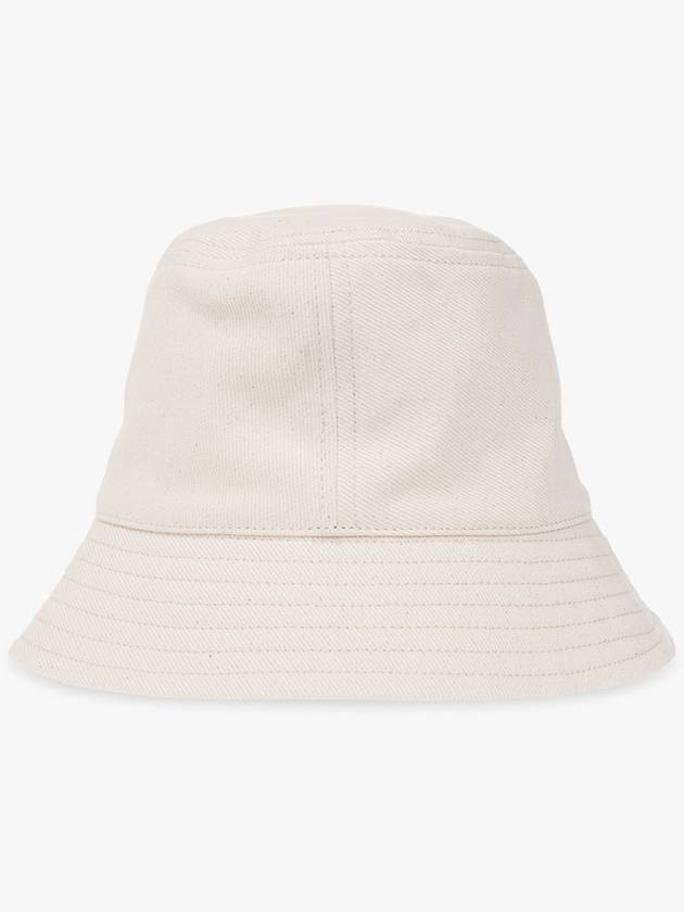 Isabel Marant Bucket Hat With Logo, Women's, Cream - ISABEL MARANT - BALAAN 3