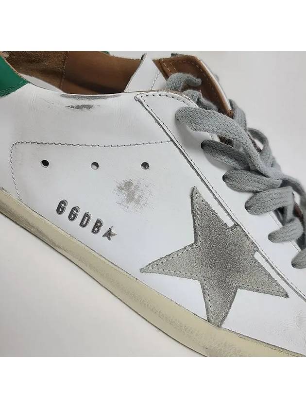 Superstar Low Top Sneakers Green White - GOLDEN GOOSE - BALAAN 7