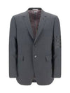 Plain Weave Suiting 4 Bar Classic Sport Jacket Dark Grey - THOM BROWNE - BALAAN 2