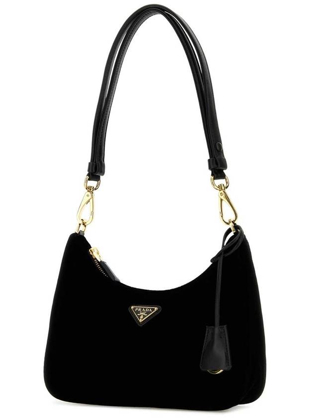 Re Edition Velvet Mini Bag Black - PRADA - BALAAN 3