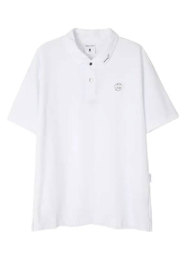 Golf Wear Men s Collar Short Sleeve T Shirt MLM 3B AP09 WHITE - MARK & LONA - BALAAN 3