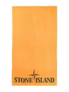 Cotton Terry Logo Beach Towel Orange - STONE ISLAND - BALAAN 2