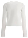 Le Gros Grain Manches Long Sleeve T-Shirt White - JACQUEMUS - BALAAN 3