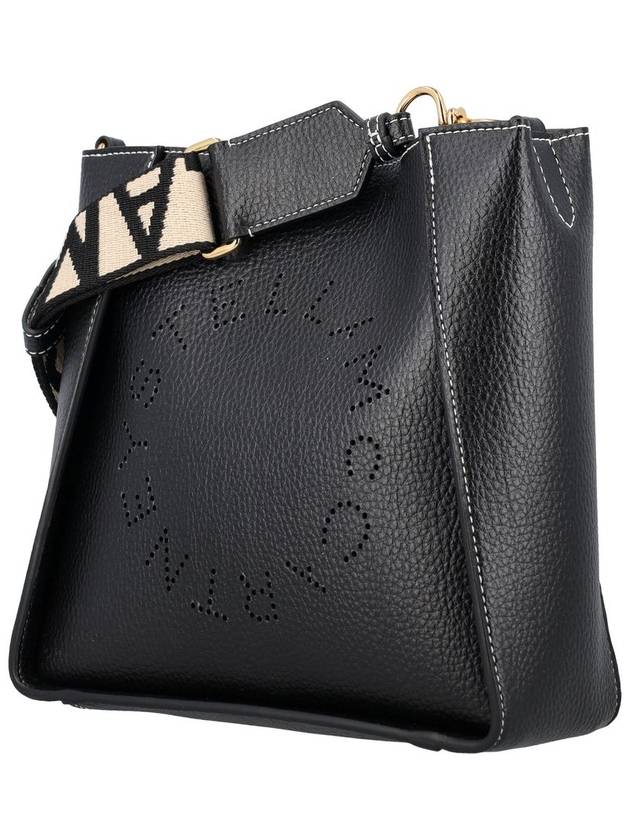 Stella Logo Shoulder Bag Black - STELLA MCCARTNEY - BALAAN 4