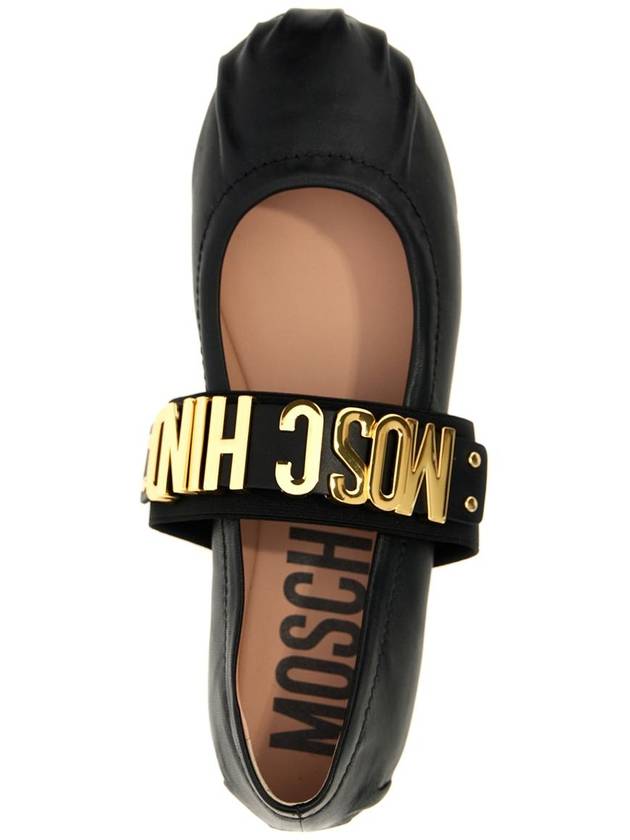 Moschino Logo Ballet Flats - MOSCHINO - BALAAN 4