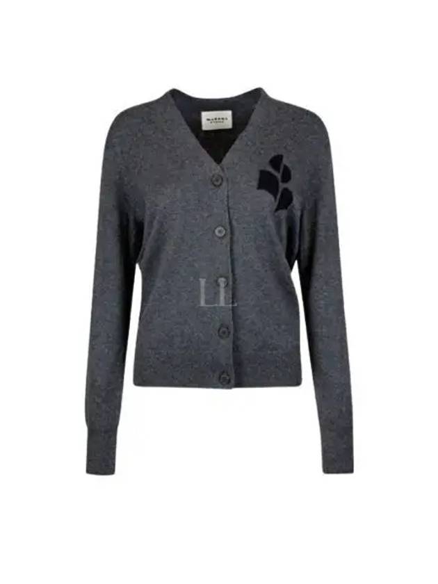 Karin CA0008FA A1X05E 02AN logo cardigan - ISABEL MARANT - BALAAN 1