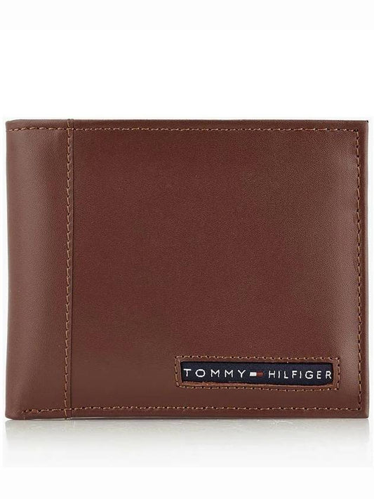 Men's Cambridge Leather Half Wallet - TOMMY HILFIGER - BALAAN.