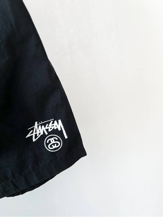 Men's Basic Stock Beach Shorts Black - STUSSY - BALAAN 4