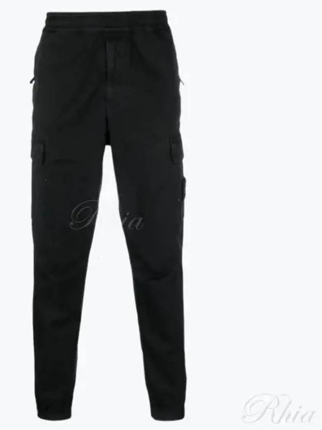 Wappen Patch Cargo Track Pants Black - STONE ISLAND - BALAAN 2