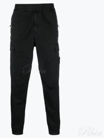 Wappen Patch Cargo Track Pants Black - STONE ISLAND - BALAAN 2