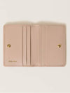 Materasse Flap Half Wallet Card Powder Pink Women s - MIU MIU - BALAAN 2