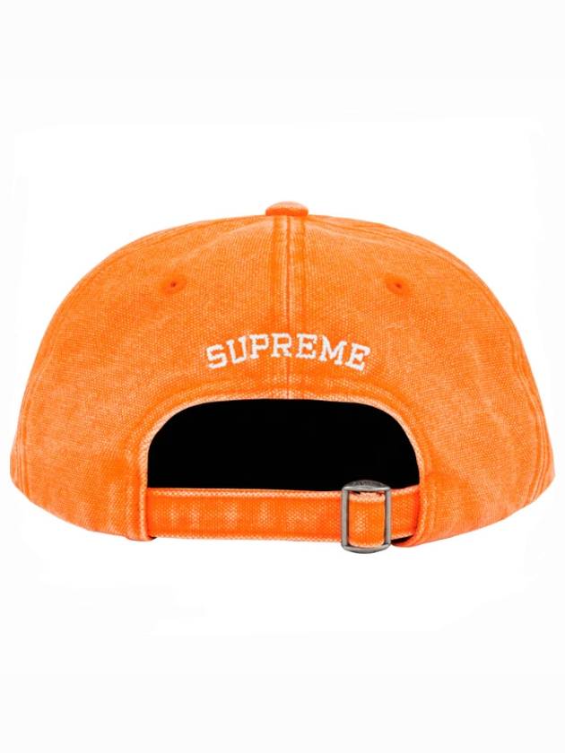 Pigmented Canvas S Logo 6 Panel Cap Orange SS23H117 - SUPREME - BALAAN 2