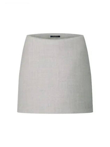 Bonded Jersey Mini Skirt Light Gray 1AGFDF - LOUIS VUITTON - BALAAN 1