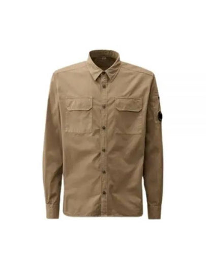 Organic Gabardine Buttoned Lens Shirt - CP COMPANY - BALAAN 2