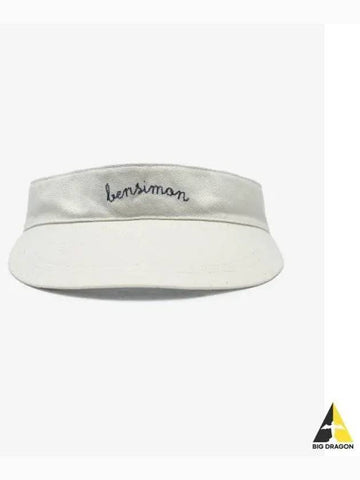 SIGNATURE LOGO SUN VISOR IVORY - BENSIMON - BALAAN 1