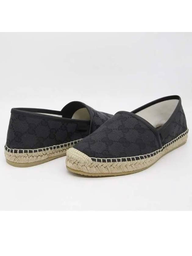 GG Canvas Espadrille Black - GUCCI - BALAAN 3