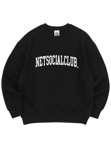 ARCH LOGO SWEATSHIRTS BLACK - NET SOCIAL CLUB - BALAAN 1