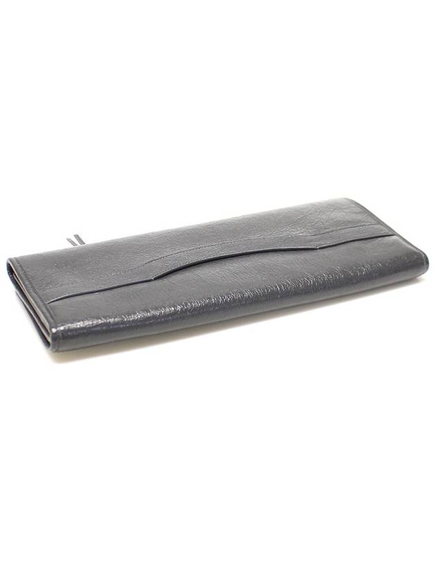 431651 Gray lambskin silver classic clutch - BALENCIAGA - BALAAN 5