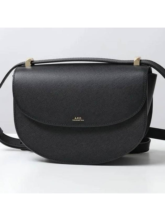 Half Moon Leather Cross Bag Black - A.P.C. - BALAAN 2