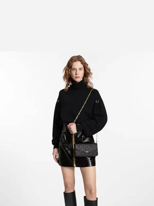 Felicie Pochette Shoulder Bag Black - LOUIS VUITTON - BALAAN 2