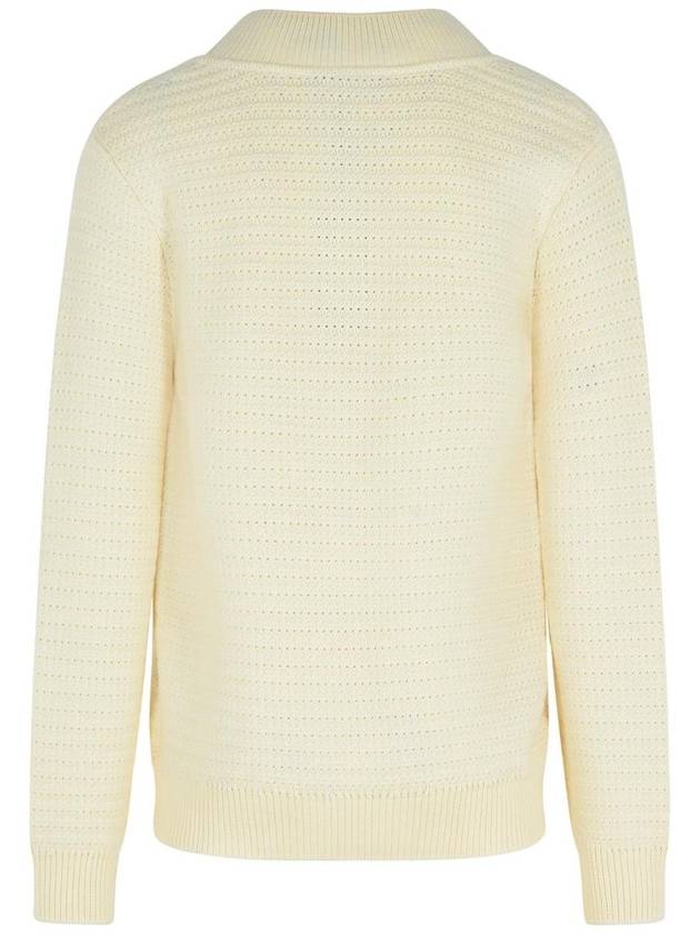 Dolce & Gabbana White Virgin Wool Sweater - DOLCE&GABBANA - BALAAN 3