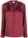 Tink satin long sleeve blouse WJCP3202F - ZADIG & VOLTAIRE - BALAAN 2