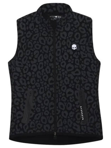 women's brushed vest black - HYDROGEN - BALAAN 1